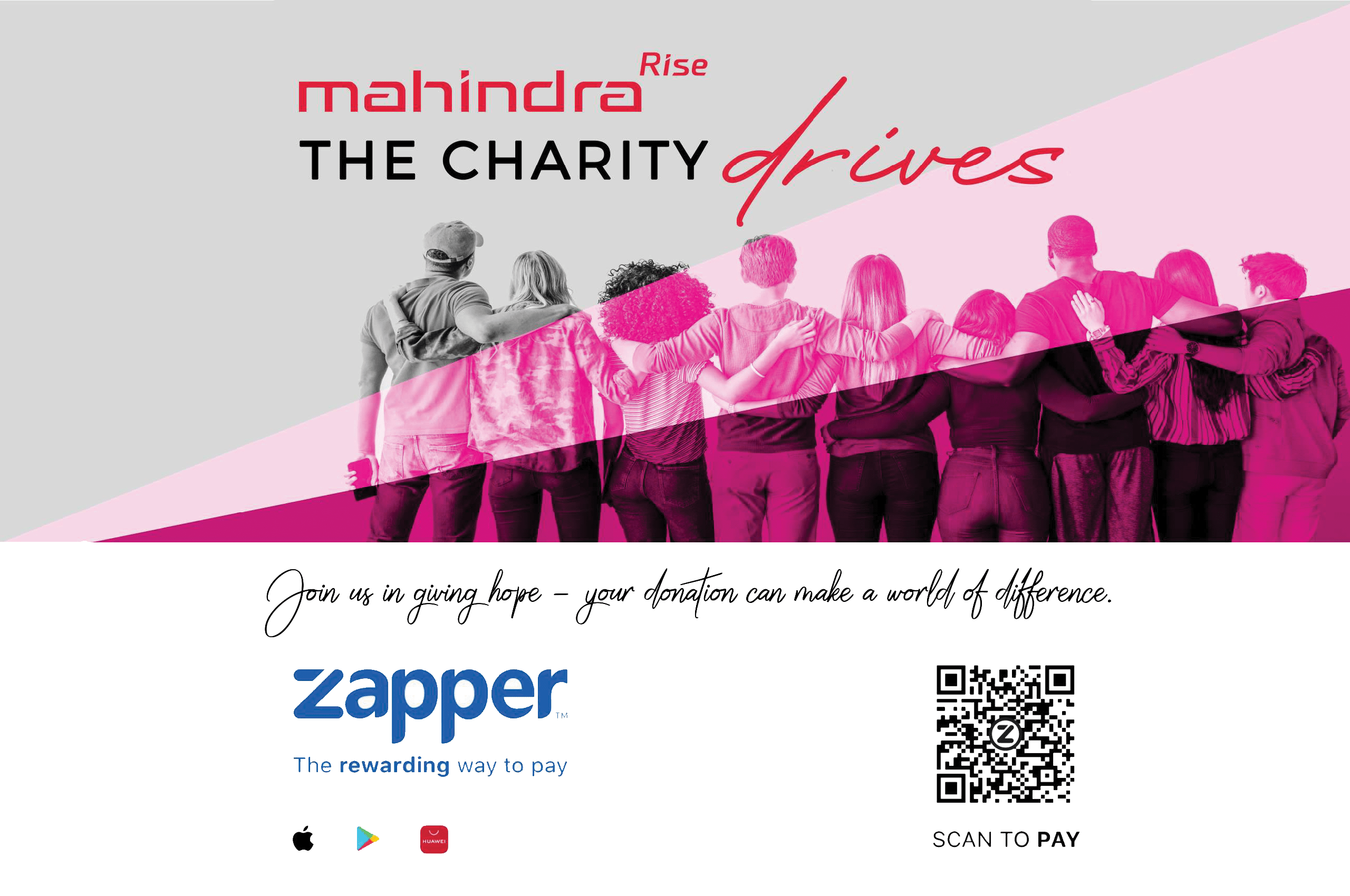 Request for Support: “Mahindra Rise – The Charity Drives June 2025”